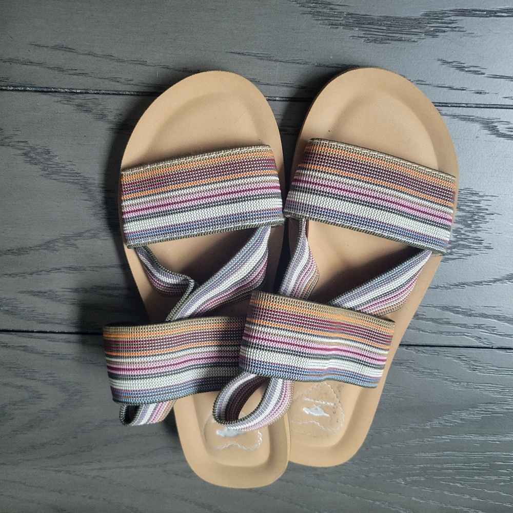 Rocket dog sandals shoes flat stretch women's size 6